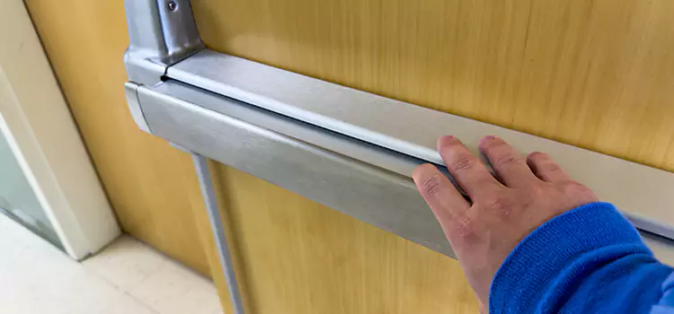 Installing a Push Bar on a Door Southfield